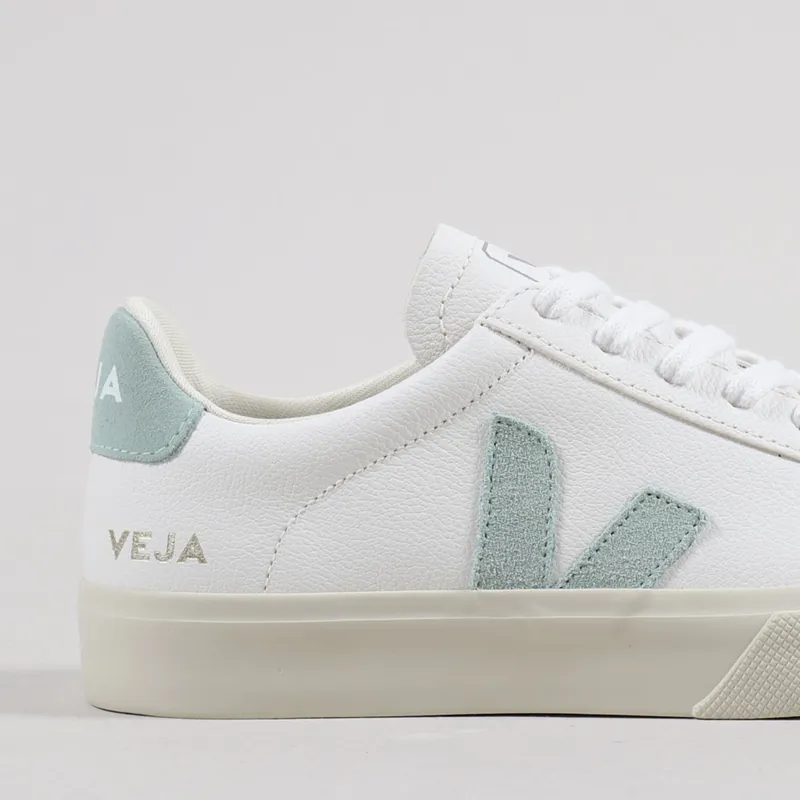 Veja Womens Campo Chromefree Shoes Extra White Matcha-5