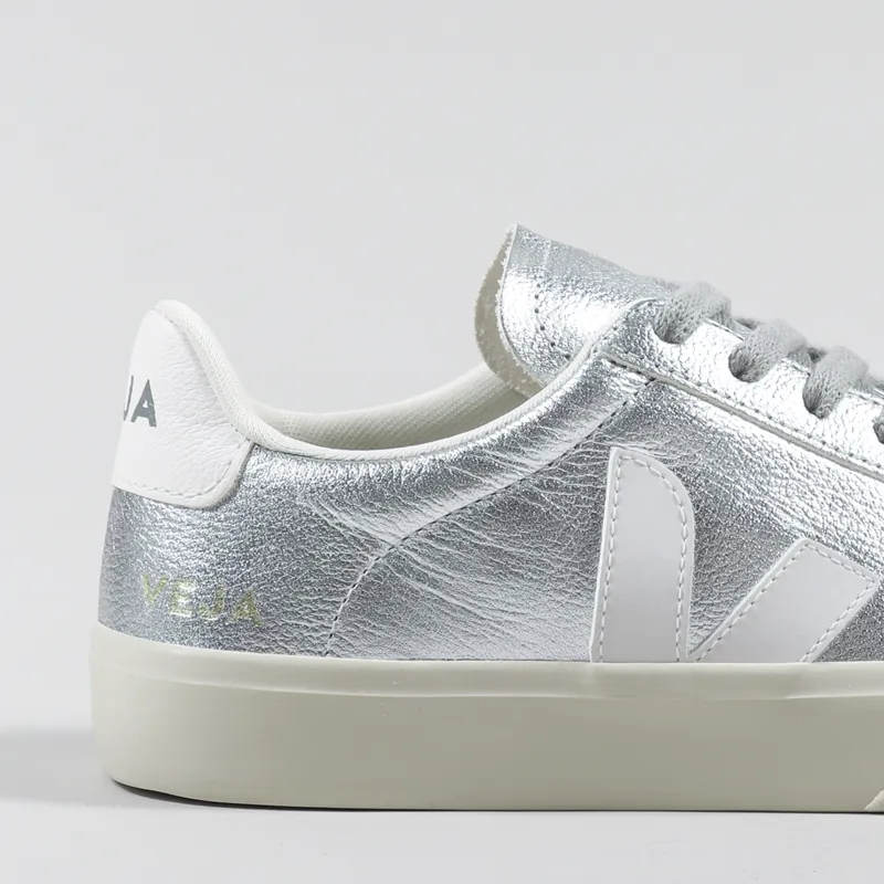Silver hotsell veja trainers