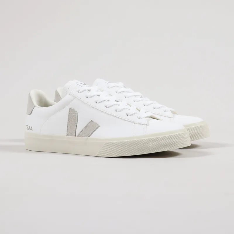 Veja Campo Chromefree Shoes Extra White Natural Suede