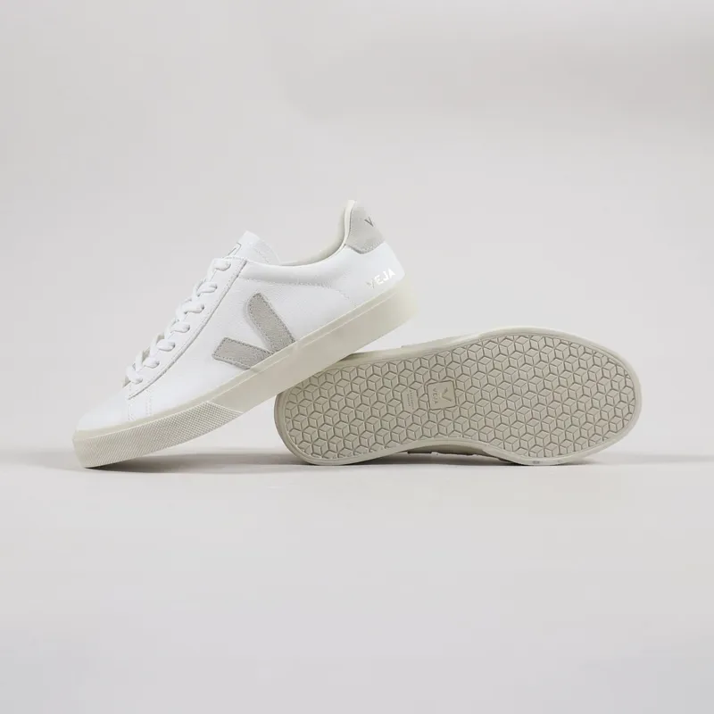 Veja Campo Chromefree Shoes Extra White Natural Suede-1