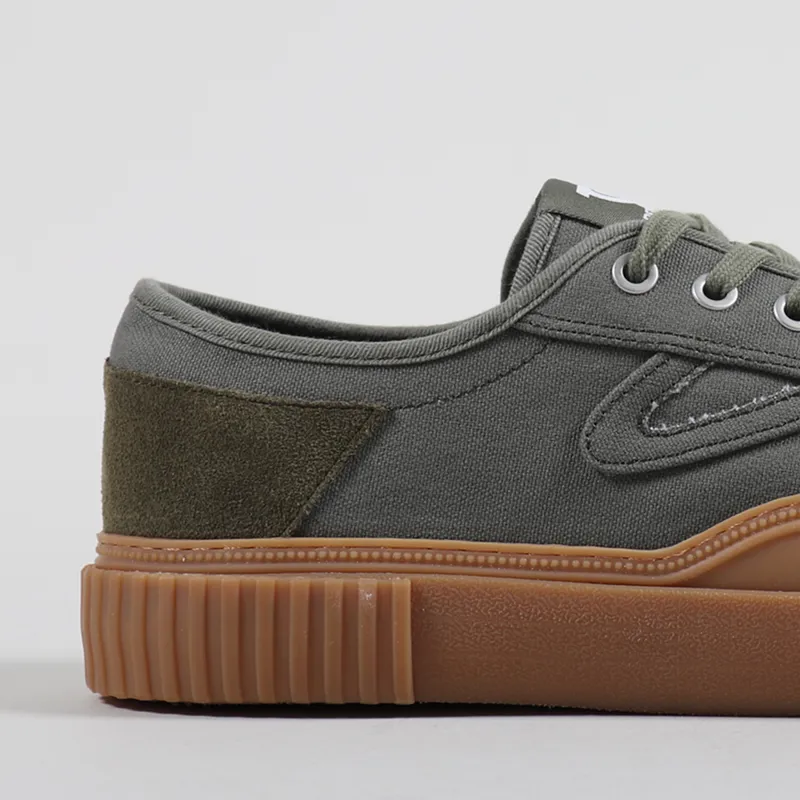 Tretorn Campos Shoes Field Green Olive Night Gum-5