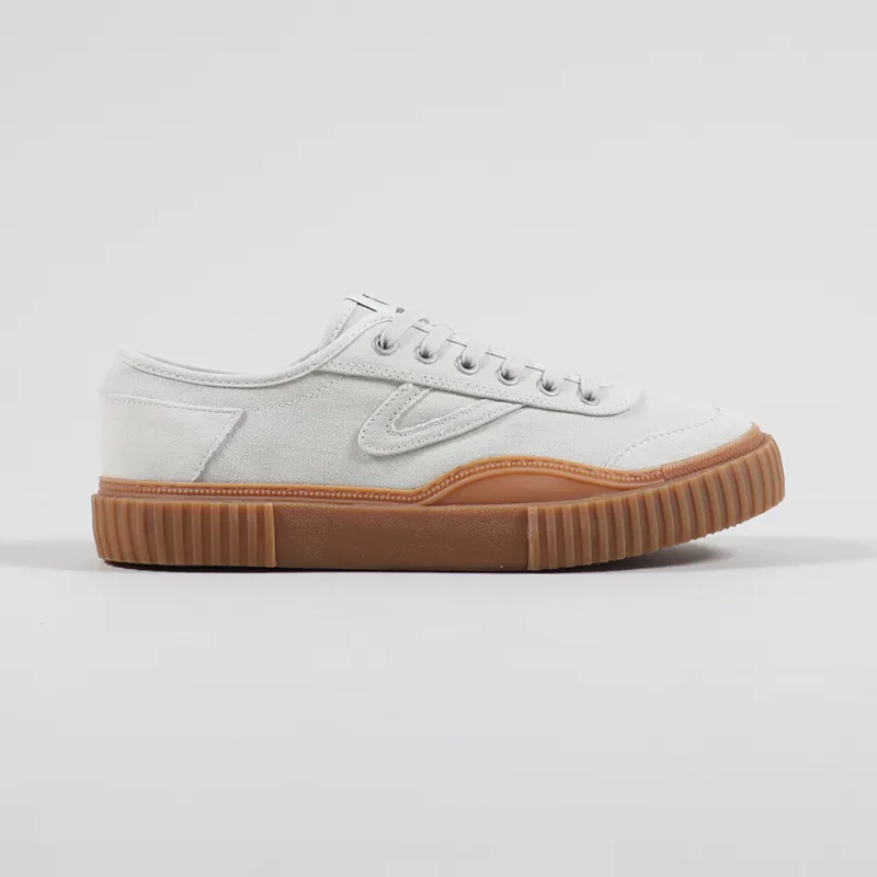 Tretorn Mens Canvas Campos Shoes White Stone Fog Gum Sneakers