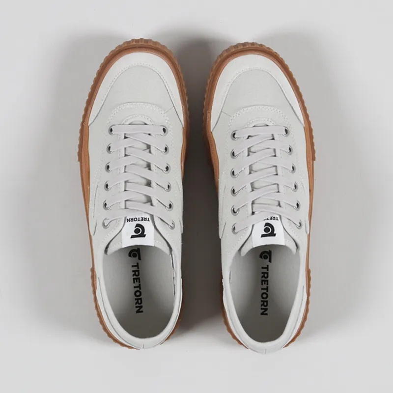 Tretorn Campos Shoes White Stone Fog Gum