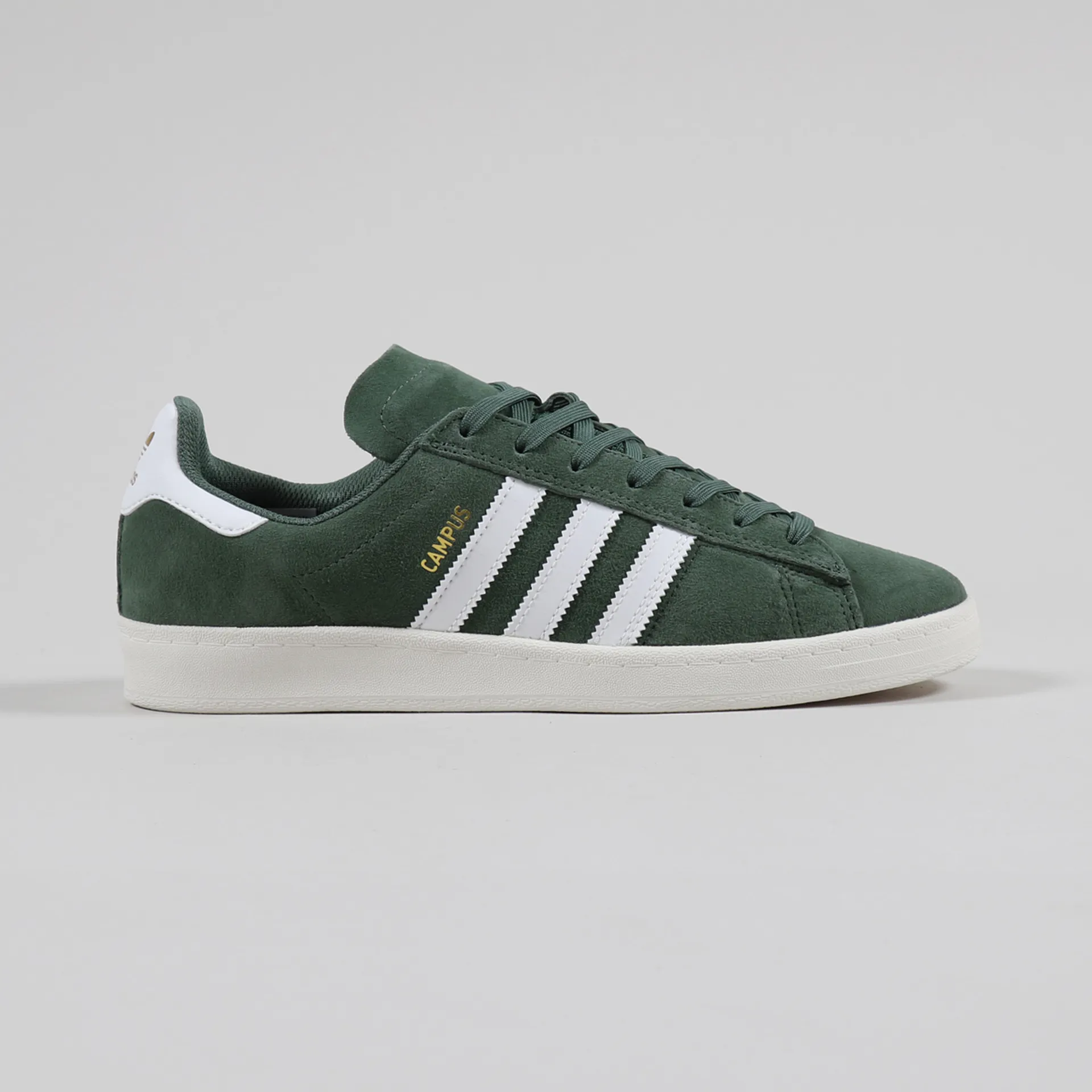 Adidas Skateboarding Campus ADV Shoes Green Oxide White