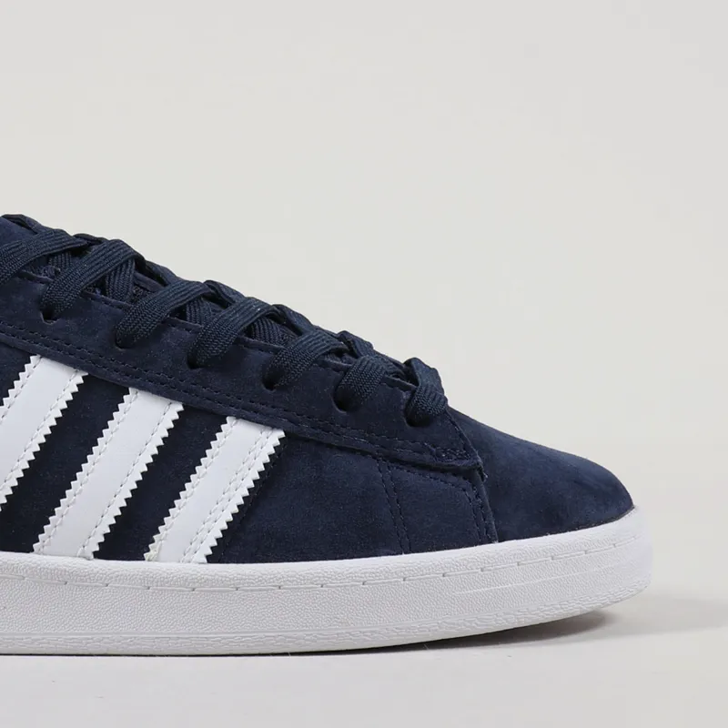 Adidas Skateboarding Campus ADV Shoes Navy White Gold-6
