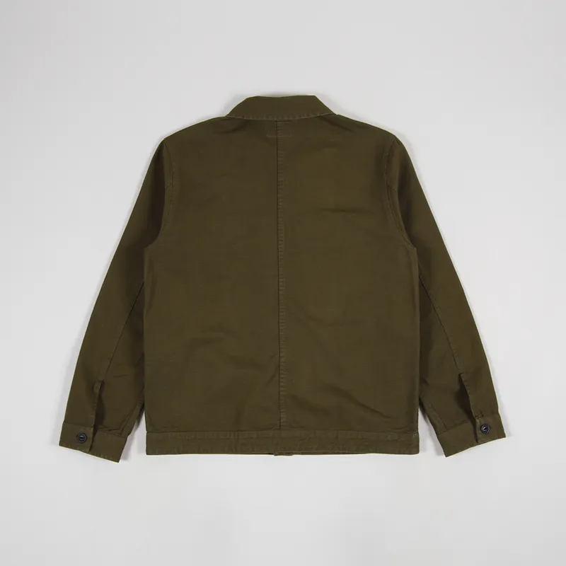 Nudie Jeans Colin Canvas Overshirt Army-1
