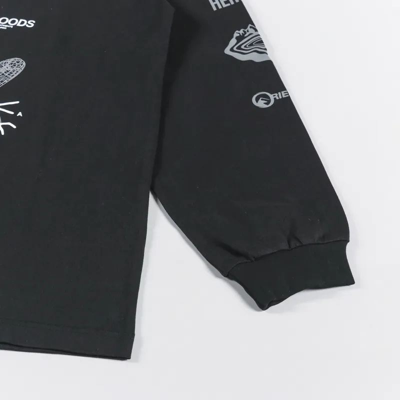 Working Class Heroes x CG Purple Mountain Observatory x Orienteer Mapazine T Shirt Black-8