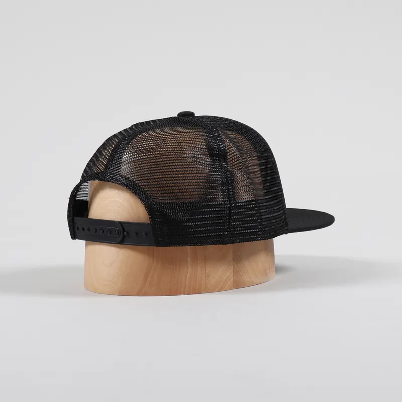 Carhartt WIP College Trucker Cap Black White-1