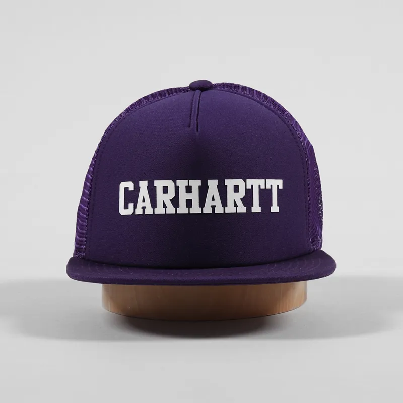 Carhartt WIP College Trucker Cap Royal Violet White
