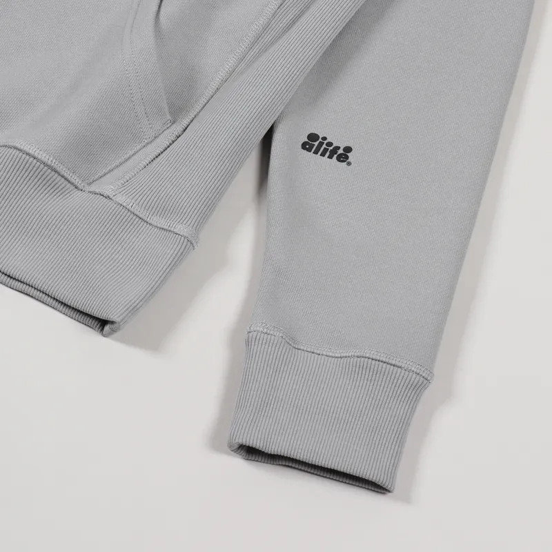 Alife Collegiate Hoodie Heather Grey-3