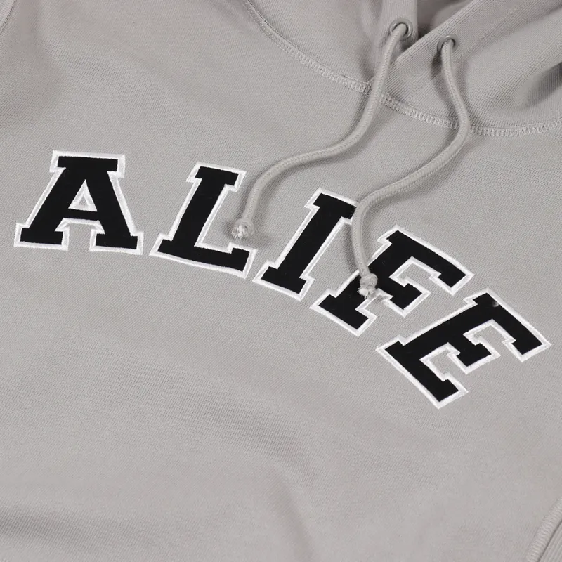 Alife Collegiate Hoodie Heather Grey-4