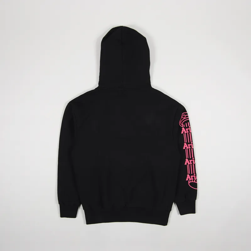 Aries Column Hoodie Black-1