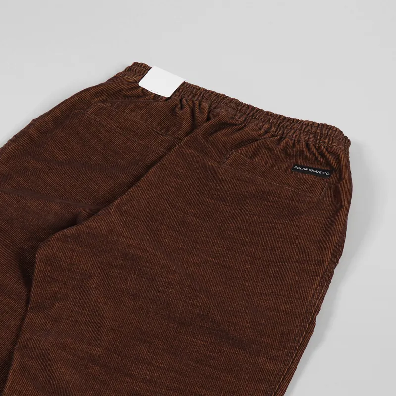 Polar Skate Co. Mens Corduroy Surf Pants Caramel Brown Trousers