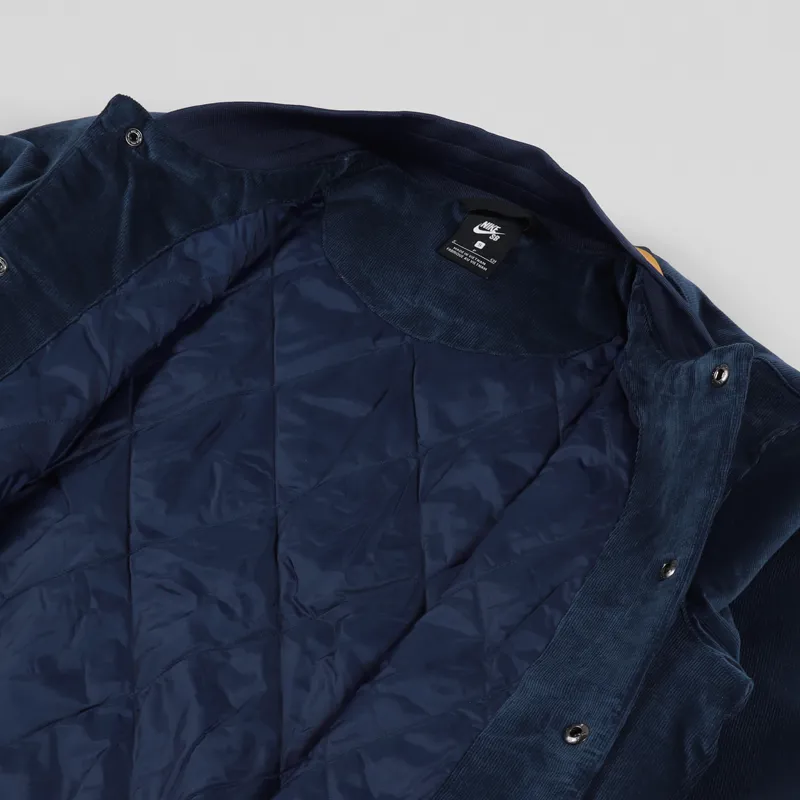 Nike SB Corduroy Bomber Jacket Midnight Navy-4