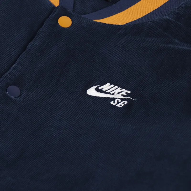 Nike SB Corduroy Bomber Jacket Midnight Navy-8
