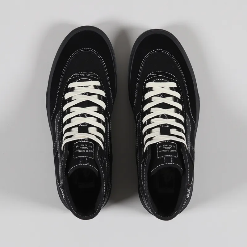 Vans Crockett High Pro Shoes Black-6