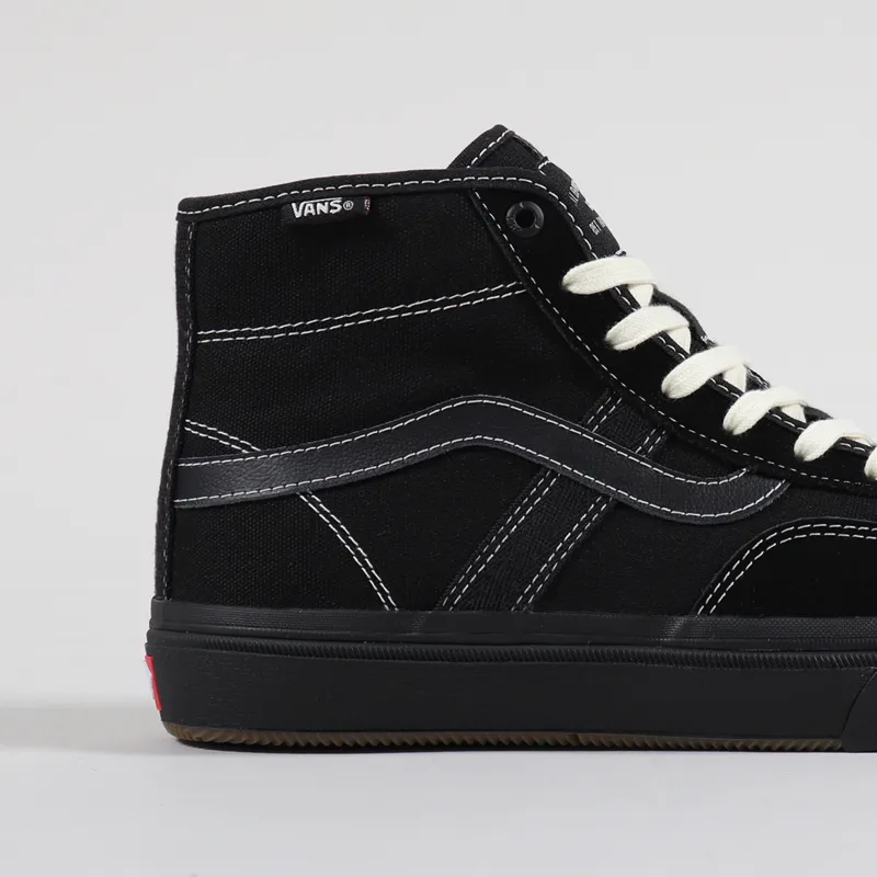 Vans Crockett High Pro Shoes Black-4