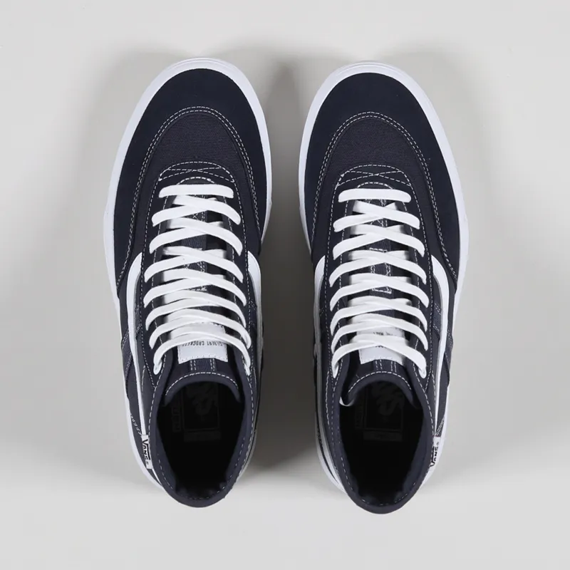 Vans Crockett High Pro Shoes Ink White-2