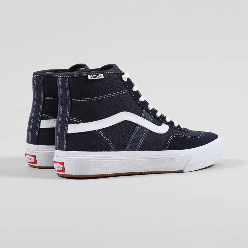Vans Crockett High Pro Shoes Ink White-3