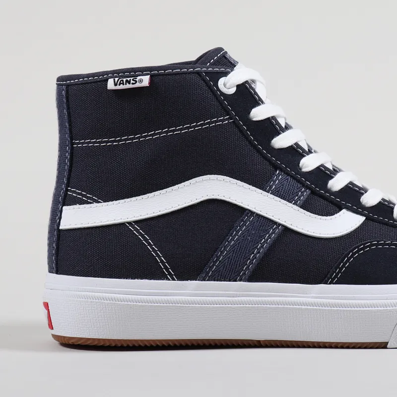 Vans Crockett High Pro Shoes Ink White-5
