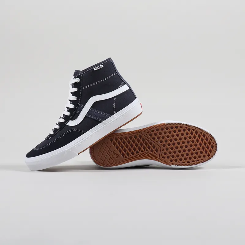 Vans Crockett High Pro Shoes Ink White-1