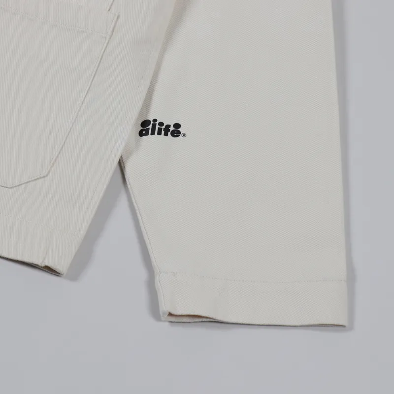 Alife Cropped Chore Jacket Cream-7