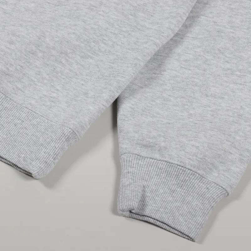 Stussy Crown Link Crew Sweat Ash Heather-5