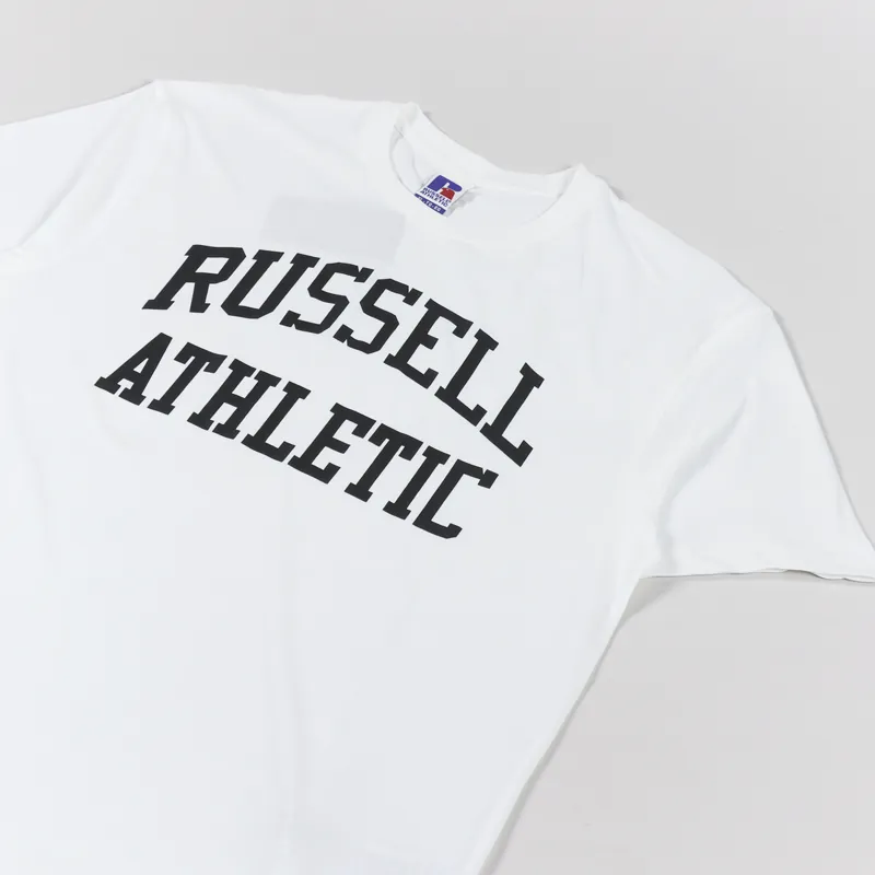 Russell Athletic Crew Neck T Shirt White-1