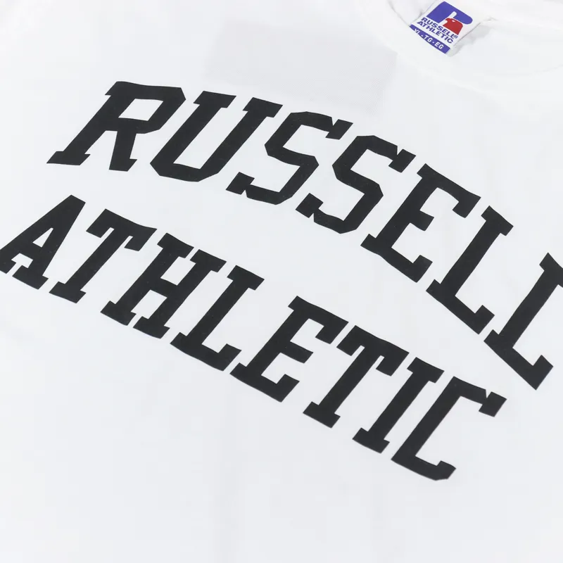 Russell Athletic Crew Neck T Shirt White-2
