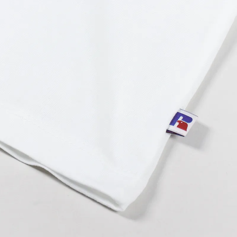 Russell Athletic Crew Neck T Shirt White-3