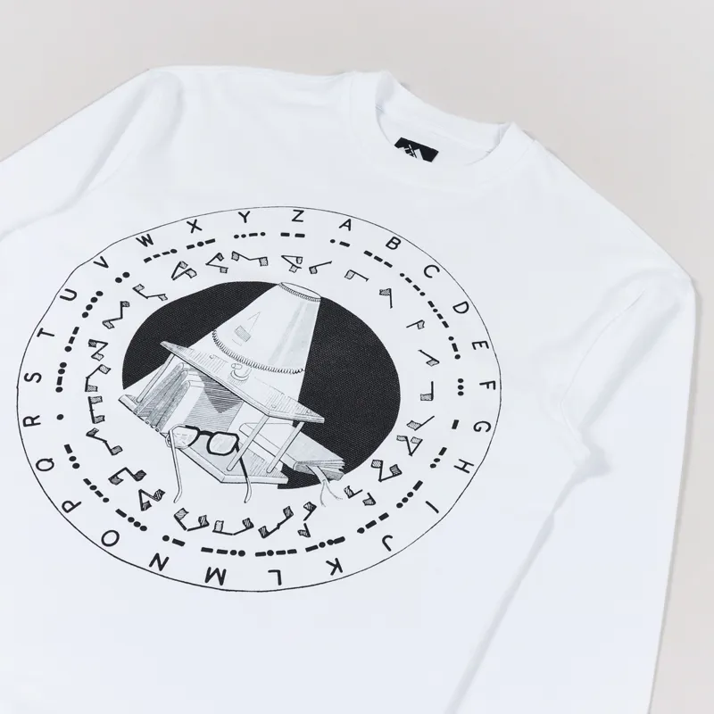 The Trilogy Tapes CS And Kreme Long Sleeve T Shirt White-2