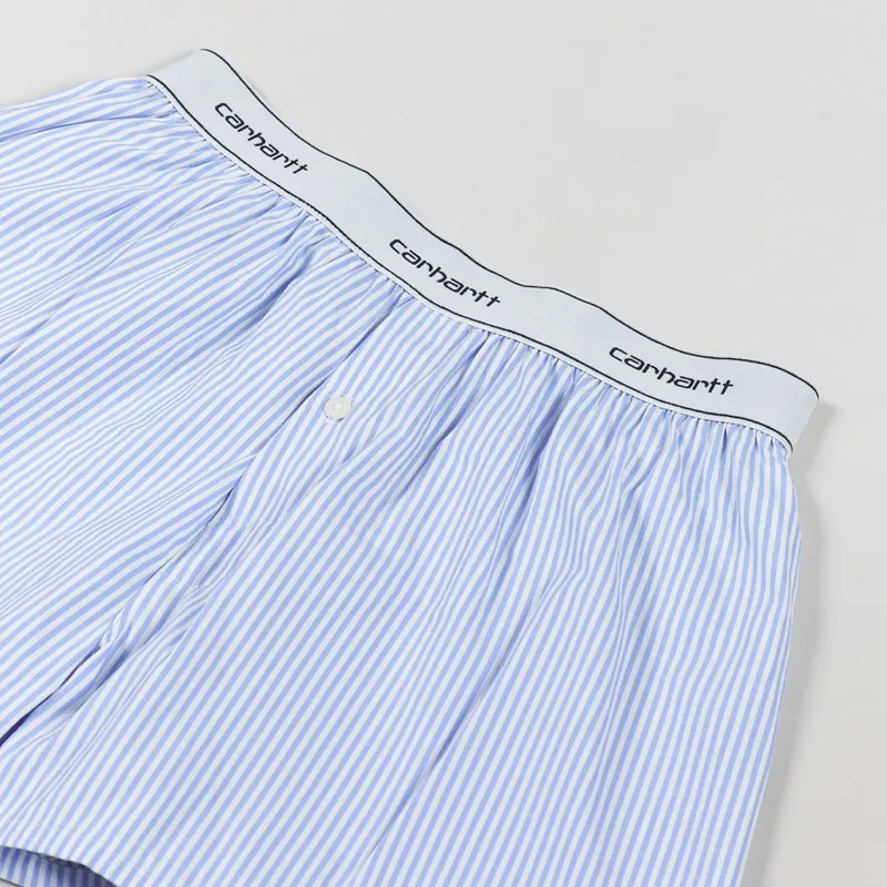 Carhartt WIP Cotton Script Boxers Jack Stripe Wave-2