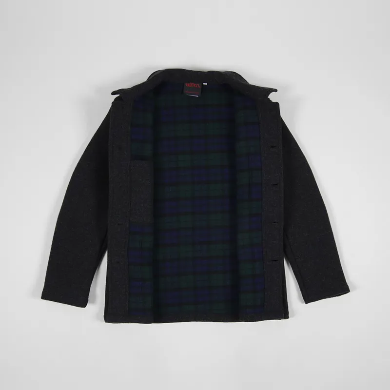 Vetra Mens French Workwear Double Face Wool Jacket Anthracite