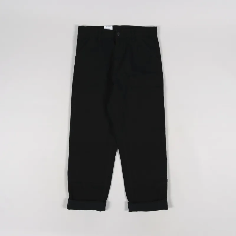Carhartt WIP Double Knee Pant Black Maitland Denim-1