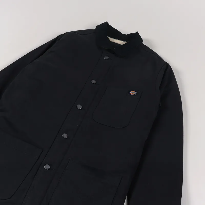 Dickies Duck Chore Coat Black-3