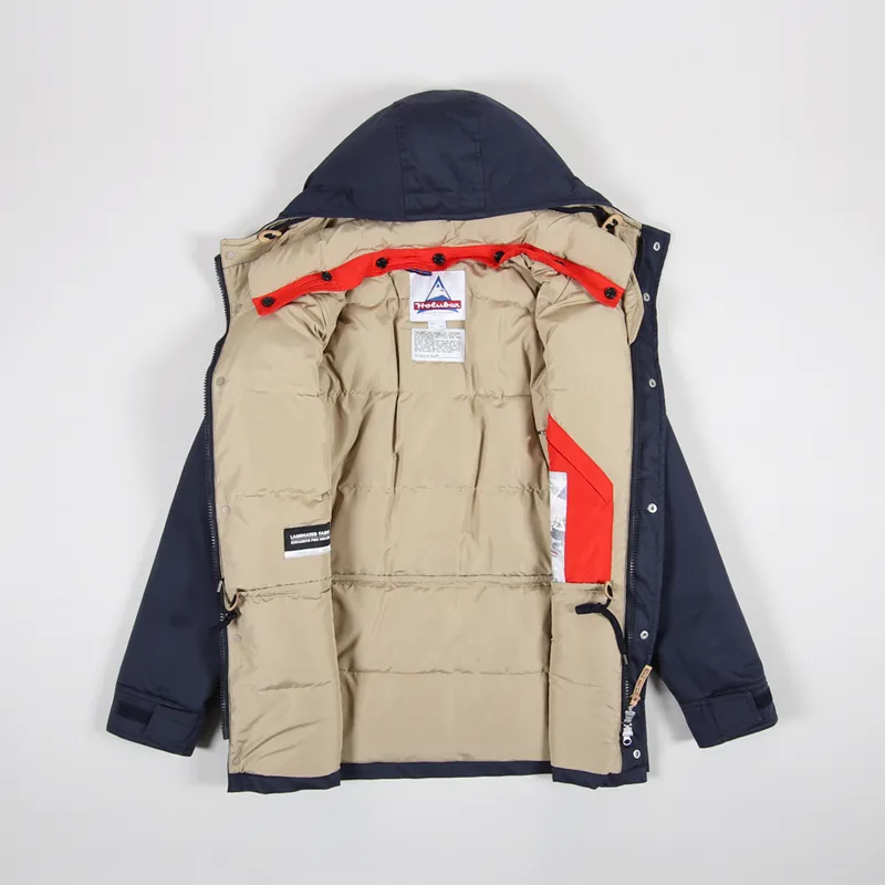 Holubar Mountaineering Mens Deer Hunter Parka New Blue Jacket