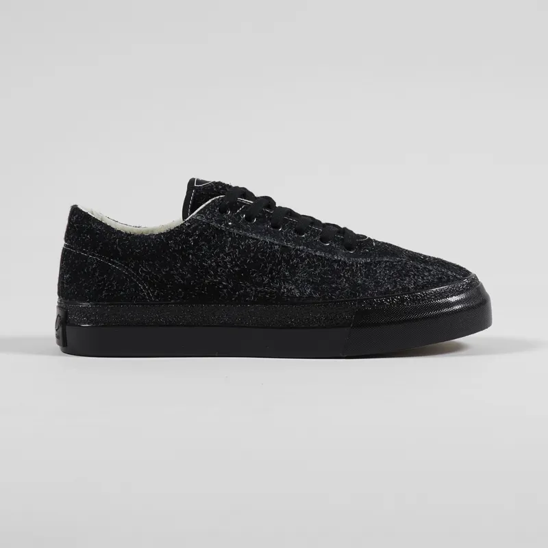 Stepney Workers Club Dellow Shoes Hairy Suede Black-4