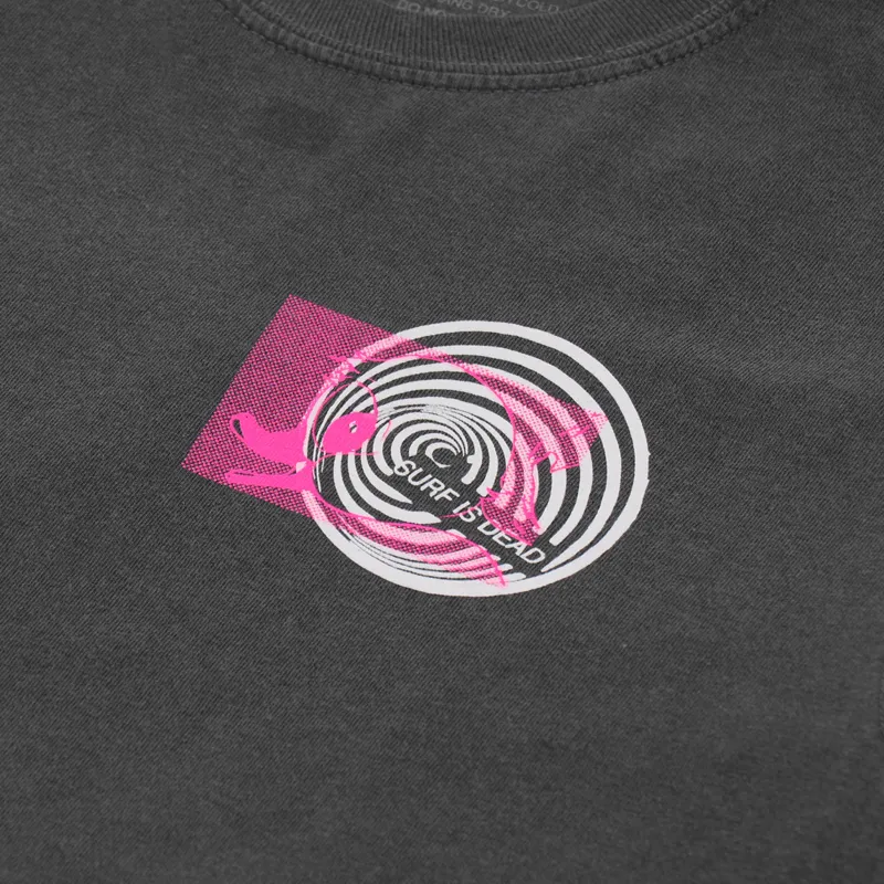 Surf Is Dead Depth Charge T Shirt Grey-5