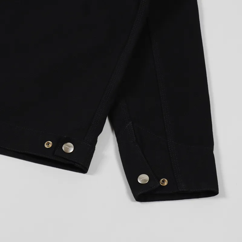 Carhartt WIP Detroit Jacket Black Rinsed-7