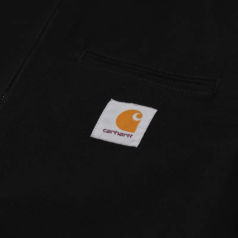 Carhartt WIP Detroit Jacket Black Rinsed-6