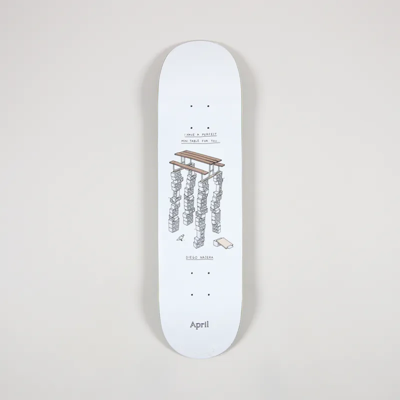April Skateboards Diego Najera Perfect Mini Table Deck 8.25 Inch