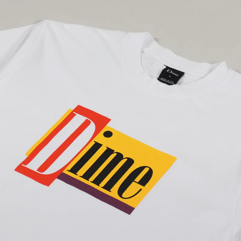 Dime Diner T Shirt White-2