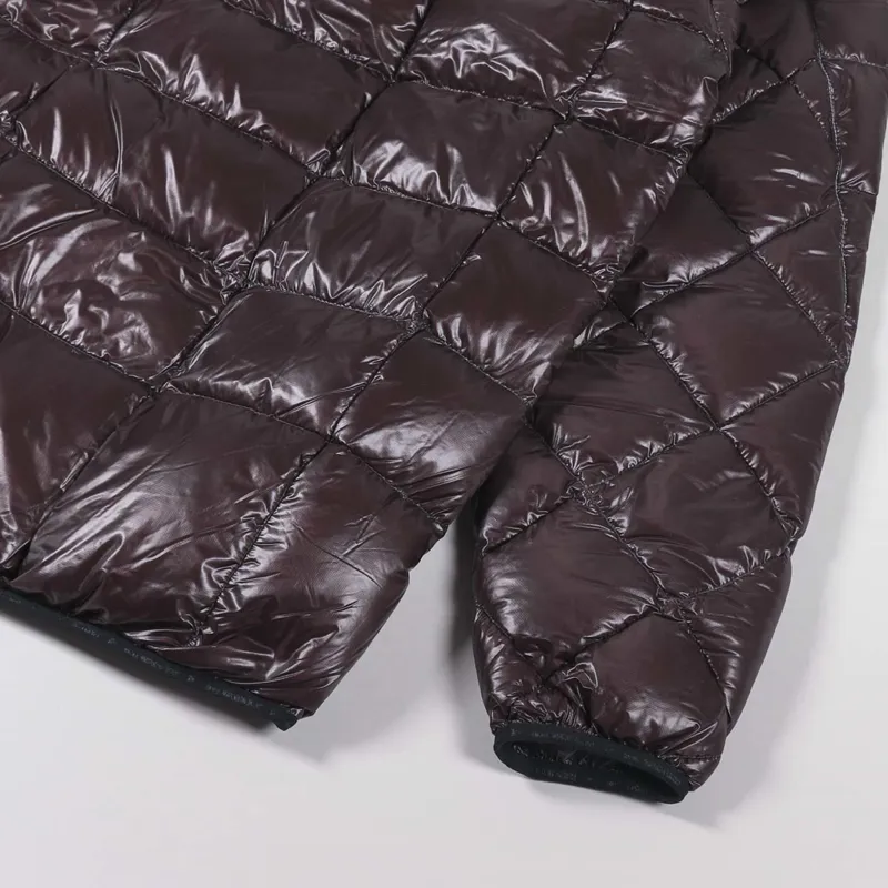 And Wander Diamond Stitch Down Jacket Dark Brown-7
