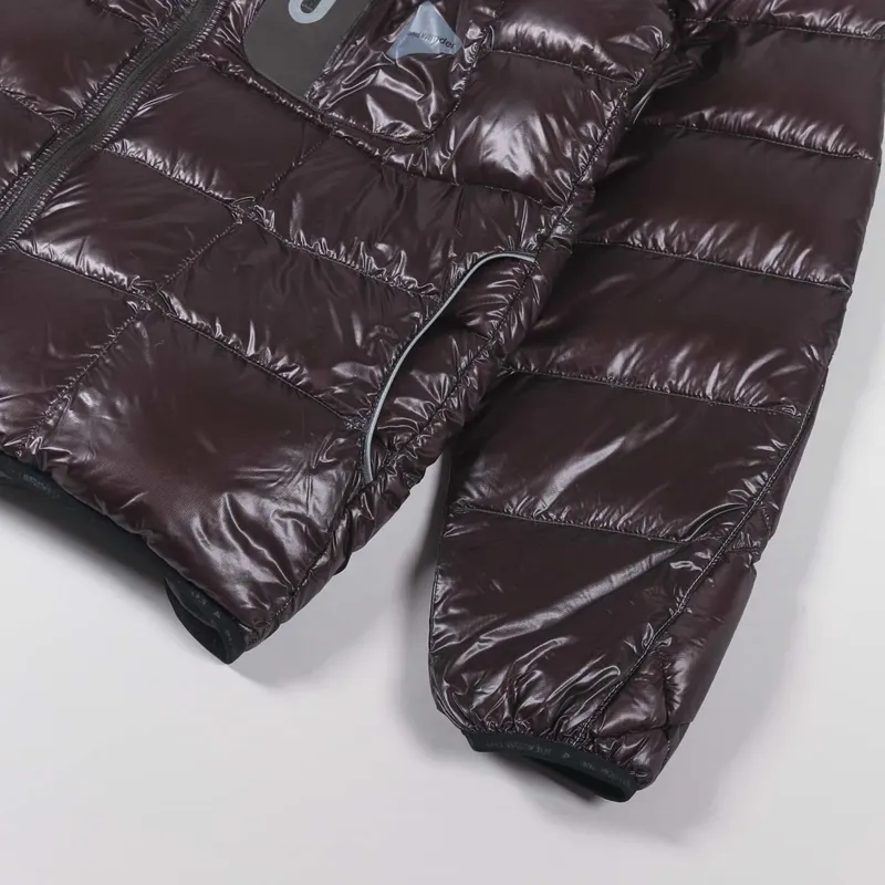 And Wander Diamond Stitch Down Jacket Dark Brown-6