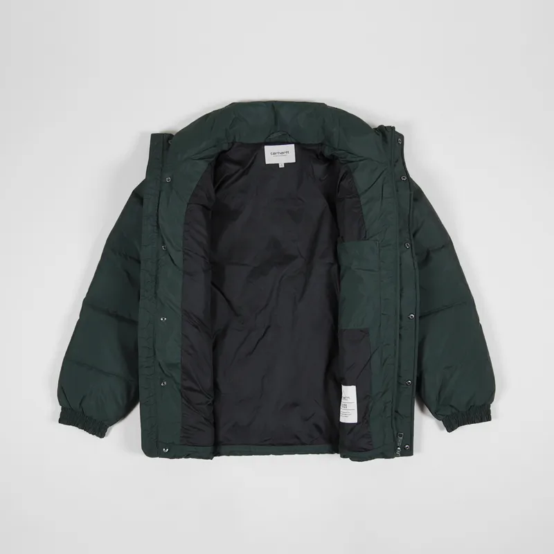 Carhartt WIP Danville Jacket グリーン　M Carhartt WIP Mens Winter Down Danville Jacket Dark Teal White