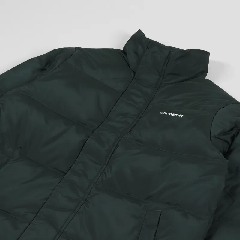 Carhartt WIP Mens Winter Down Danville Jacket Dark Teal White