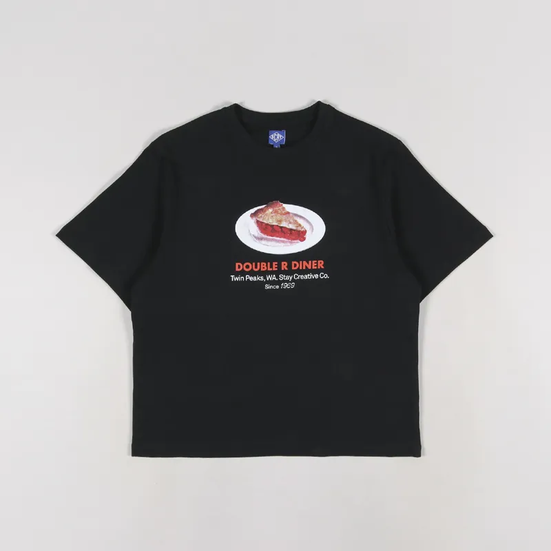 SCRT Double R Dinner T Shirt Black