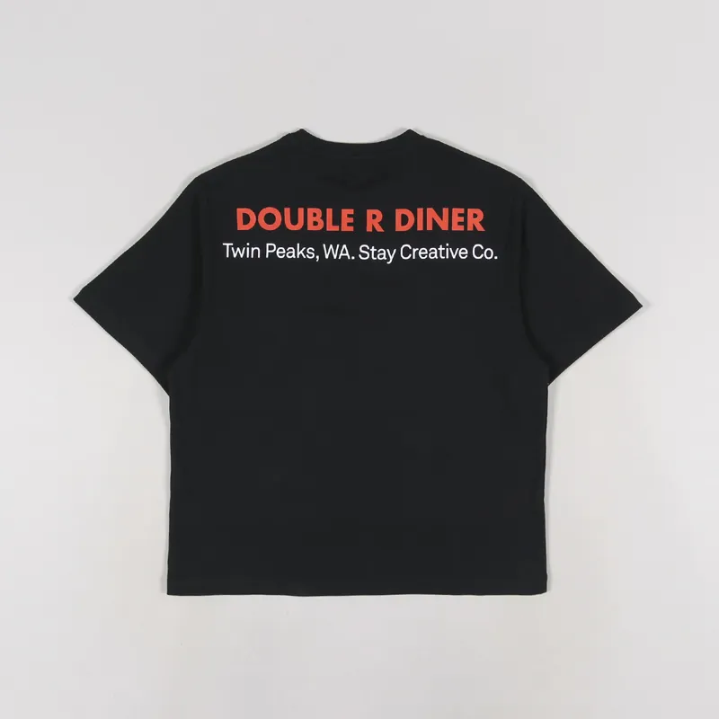 SCRT Double R Dinner T Shirt Black-1
