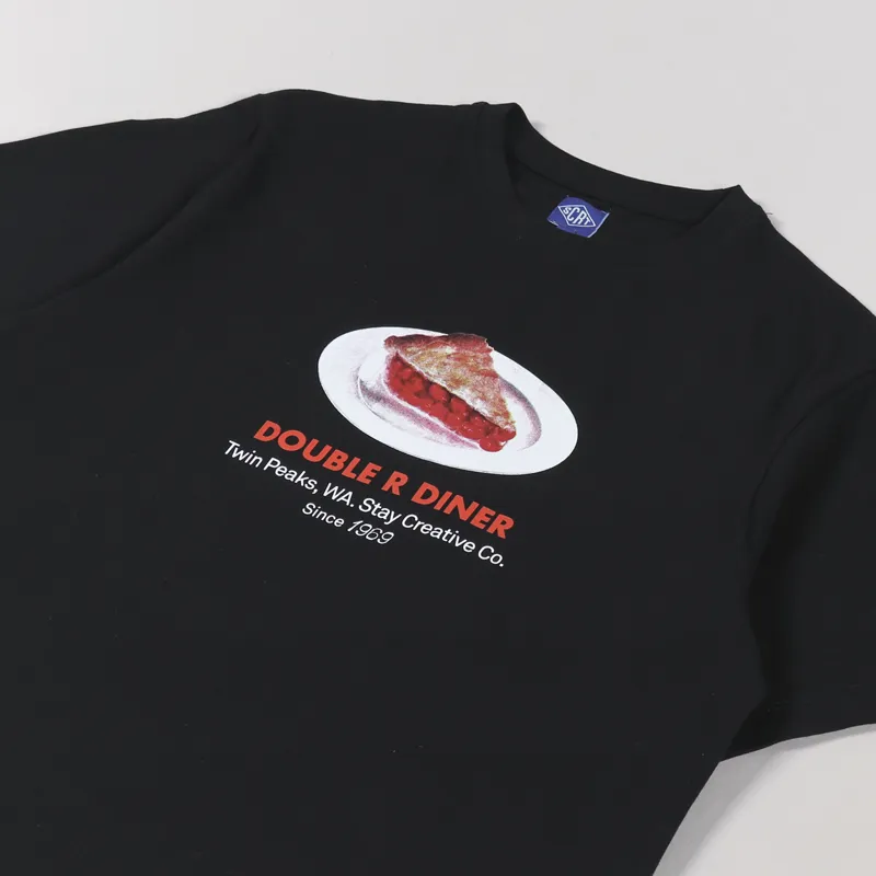 SCRT Double R Dinner T Shirt Black-2