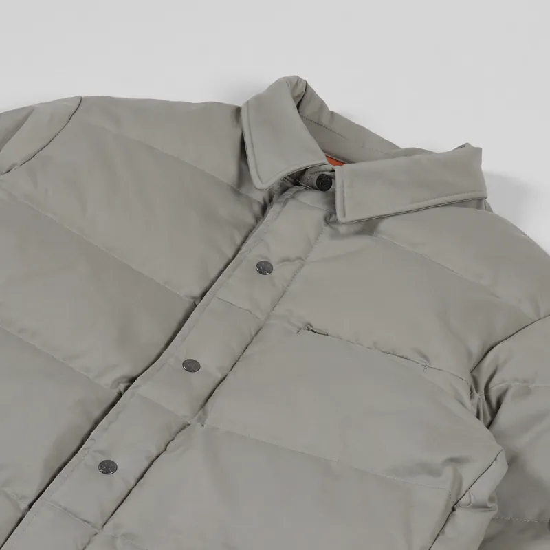 Uniform Bridge Down Shirt Jacket Beige-3